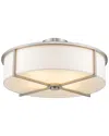 Livex Lighting Livex Wesley 4-light Brushed Nickel Ceiling Mount
