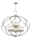 Livex Lighting Livex Westfield 8-light + 4-light Bn Foyer Chandelier