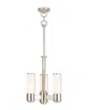 Livex Lighting Livex Weston 3-light Polished Nickel Mini Chandelier