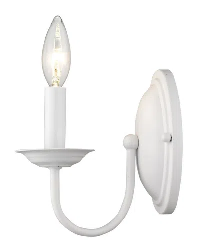 Livex Lighting Livex Williamsburgh 1-light White Wall Sconce