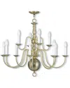 Livex Lighting Livex Williamsburgh 12-light Antique Brass Chandelier