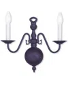 Livex Lighting Livex Williamsburgh 2-light Bronze Wall Sconce
