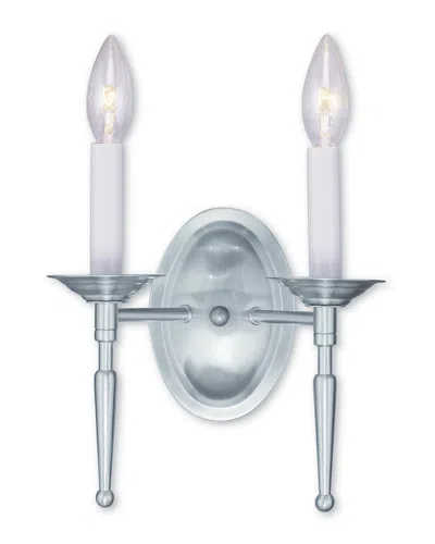 Livex Lighting Livex Williamsburgh 2-light Brushed Nickel Wall Sconce