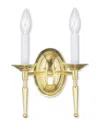 Livex Lighting Livex Williamsburgh 2-light Polished Brass Wall Sconce