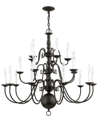Livex Lighting Livex Williamsburgh 20-light Bronze Chandelier