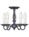 Livex Lighting Livex Williamsburgh 5-light Bronze Chain Hang/ceiling Mount