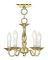 Livex Lighting Livex Williamsburgh 5-light Pb Chain Hang/ceiling Mount