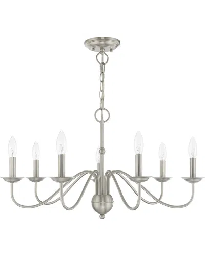 Livex Lighting Livex Windsor 7 Lt Brushed Nickel Chandelier