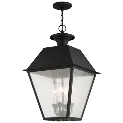 Livex Lighting Mansfield 4 Light Outdoor Pendant