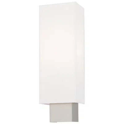 Livex Lighting Meridian 1 Light Brushed Nickel Ada Wall Sconce