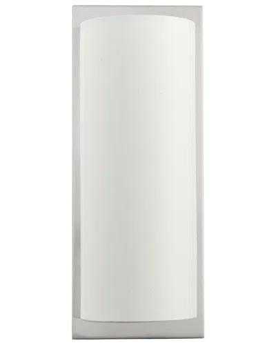 Livex Lighting Meridian 2-light Brushed Nickel Wall Sconce In Silver