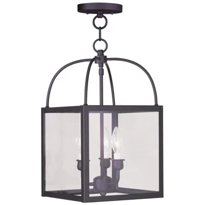 Livex Lighting Milford 10" Wide Bronze 3-light Mini Pendant