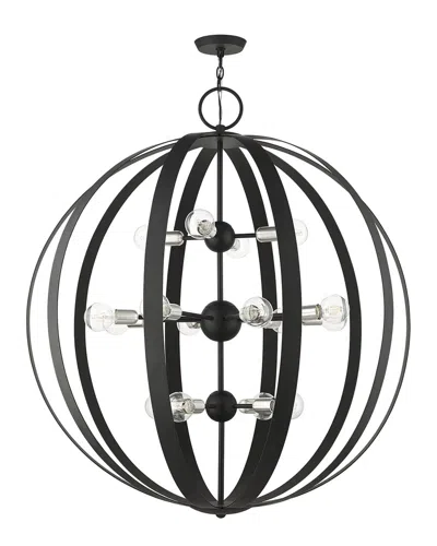 Livex Lighting Modesto Black 16 Light Chandelier