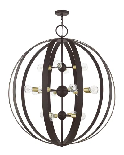 Livex Lighting Modesto Bronze 16 Light Chandelier