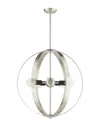 Livex Lighting Modesto Nickel 5 Light Chandelier In Nickel