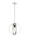 Livex Lighting Modesto Nickel Pendant 1 In Nickel