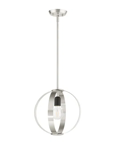 Livex Lighting Modesto Nickel Pendant 1