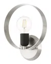 Livex Lighting Modesto Nickel Sconce In Nickel