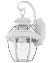 Livex Lighting Monterey 1-light White Outdoor Wall Lantern In White