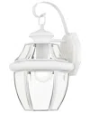 Livex Lighting Monterey 1-light White Outdoor Wall Lantern In White