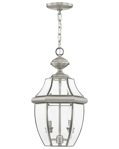 Livex Lighting Monterey 2-light Bn Outdoor Chain Lantern In Animal Print