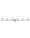 Livex Lighting Neptune 6-light Brushed Nickel Bath-light