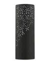 Livex Lighting Noria Black 2 Light Sconce In Black