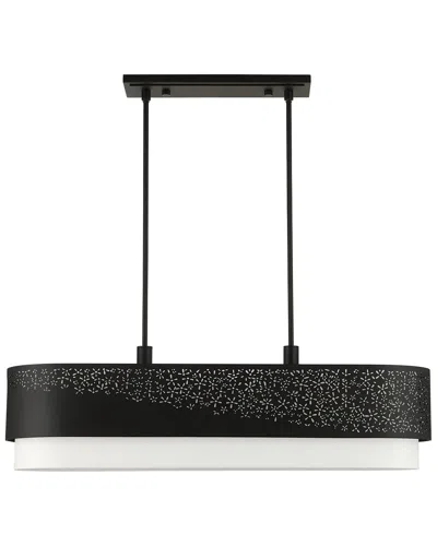 Livex Lighting Noria Black 6 Light Chandelier