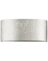 Livex Lighting Noria Nickel 2 Light Vanity Sconce In Nickel