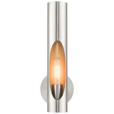 Livex Lighting Novato 16" High Brushed Nickel Wall Sconce