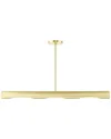 Livex Lighting Novato Brass 3 Light Chandelier In Brass