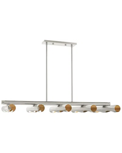 Livex Lighting Novato Nickel 10 Light Chandelier