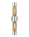 Livex Lighting Novato Nickel 2 Light Sconce In Nickel