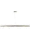 Livex Lighting Novato Nickel 3 Light Chandelier In Nickel