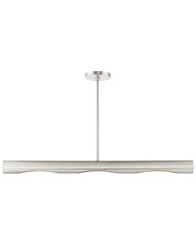 Livex Lighting Novato Nickel 3 Light Chandelier