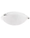 Livex Lighting Oasis 2-light Brushed Nickel Ceiling Mount
