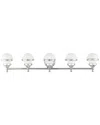 Livex Lighting Oldwick 5-light Polished Chrome Bath-light