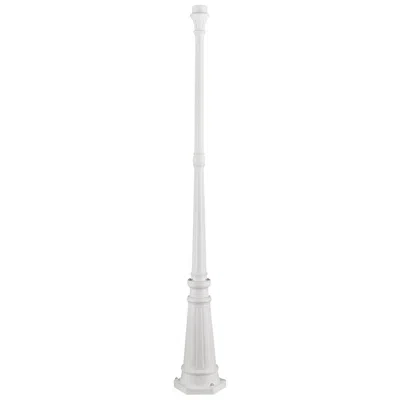 Livex Lighting Outdoor Accessories Textured White Lamp Post