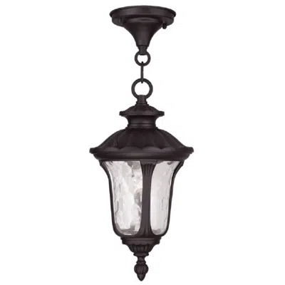 Livex Lighting Oxford 1 Light Bronze Chain Lantern