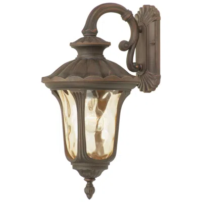 Livex Lighting Oxford 19" High Imperial Bronze Outdoor Wall Light In Brown