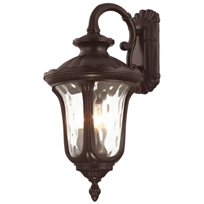Livex Lighting Oxford 22" High 3-light Bronze Outdoor Wall Lantern