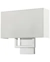 Livex Lighting 2 Light Brushed Nickel Ada Sconce In Gray