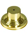 Livex Lighting Polished Brass Outdoor Pier Mount Adapter In Gold