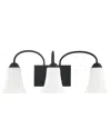 Livex Lighting Ridgedale 3-light Black Bath-light