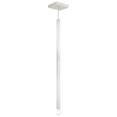 Livex Lighting Solna 1 Light Brushed Nickel Mini Pendant