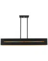 Livex Lighting Soma Black 4 Light Chandelier In Metallic