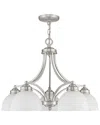 Livex Lighting Somerset 5-light Brushed Nickel Chandelier