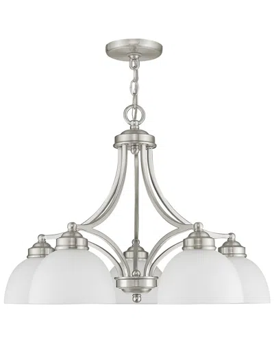 Livex Lighting Somerset 5-light Brushed Nickel Chandelier