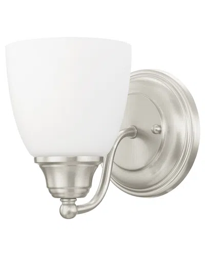 Livex Lighting Somerville 1-light Brushed Nickel Wall Sconce