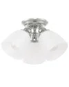 Livex Lighting Somerville 3-light Polished Chrome Ceiling Mount